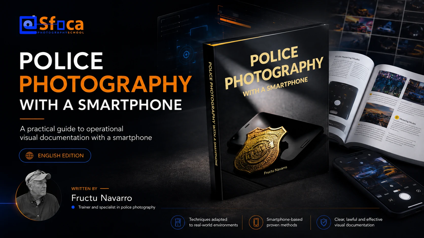 Police Photography with a Smartphone, English edition, by Fructu Navarro